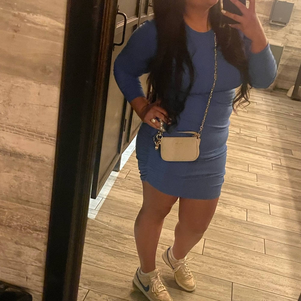 Blue dress